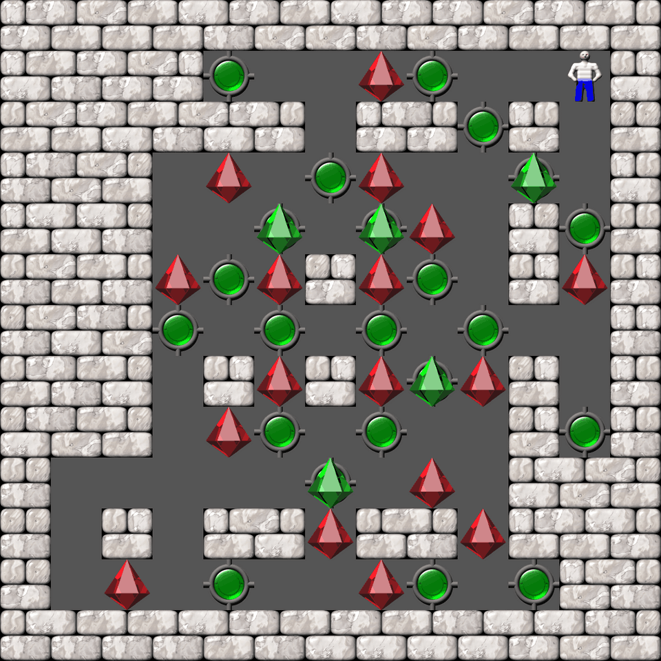 Sokoban Bugs550 collection level 360